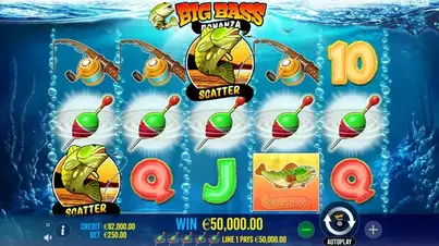 Big Bass Bonanza онлайн каизно